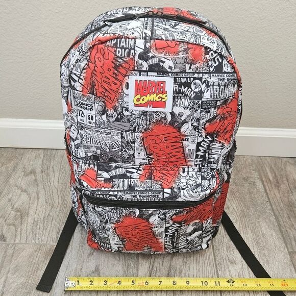 NWOT Marvel Comic Strip Backpack - Picture 3 of 13